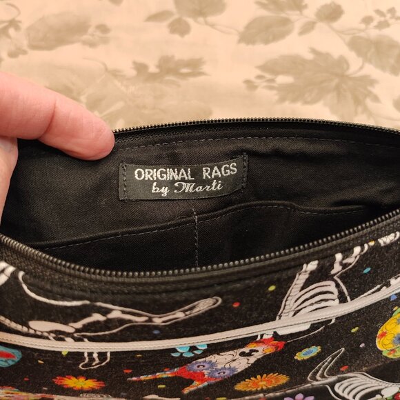 Original Rags by Marti Day of the Dead Dogs Wallet/Clutch, New with Tags! - Picture 5 of 9